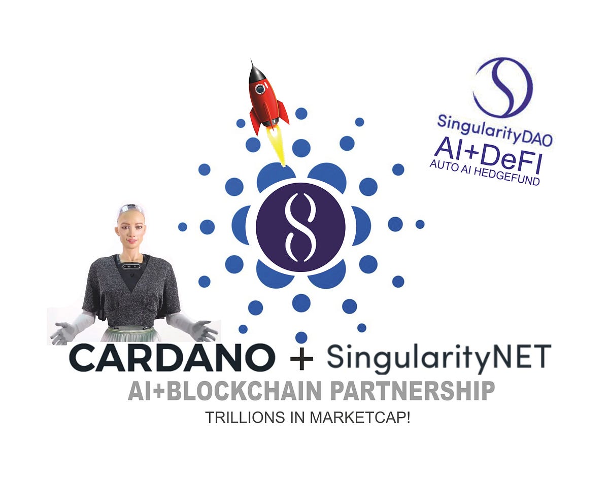 Fractal_Crypto's tweet card. Cardano and SingularityNET are set to become the biggest movers and shakers in the whole blockchain space. With the combination of both…