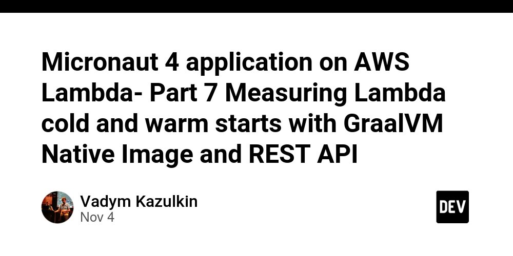 aws_hero_blogs's tweet card. Introduction In the part 6, we learned how to develop a pure Micronaut REST application...