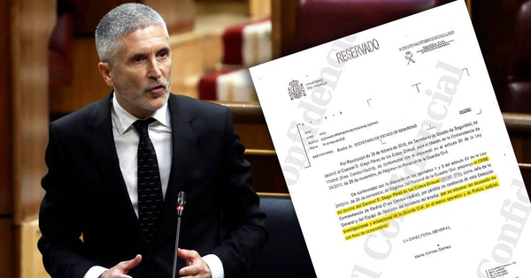 chemadepablo's tweet card. El ministro del Interior rechazó el pasado martes que la destitución del coronel estuviera vinculada con el caso del 8-M y aseguró que respondía a una simple “reestructuración” de equipos