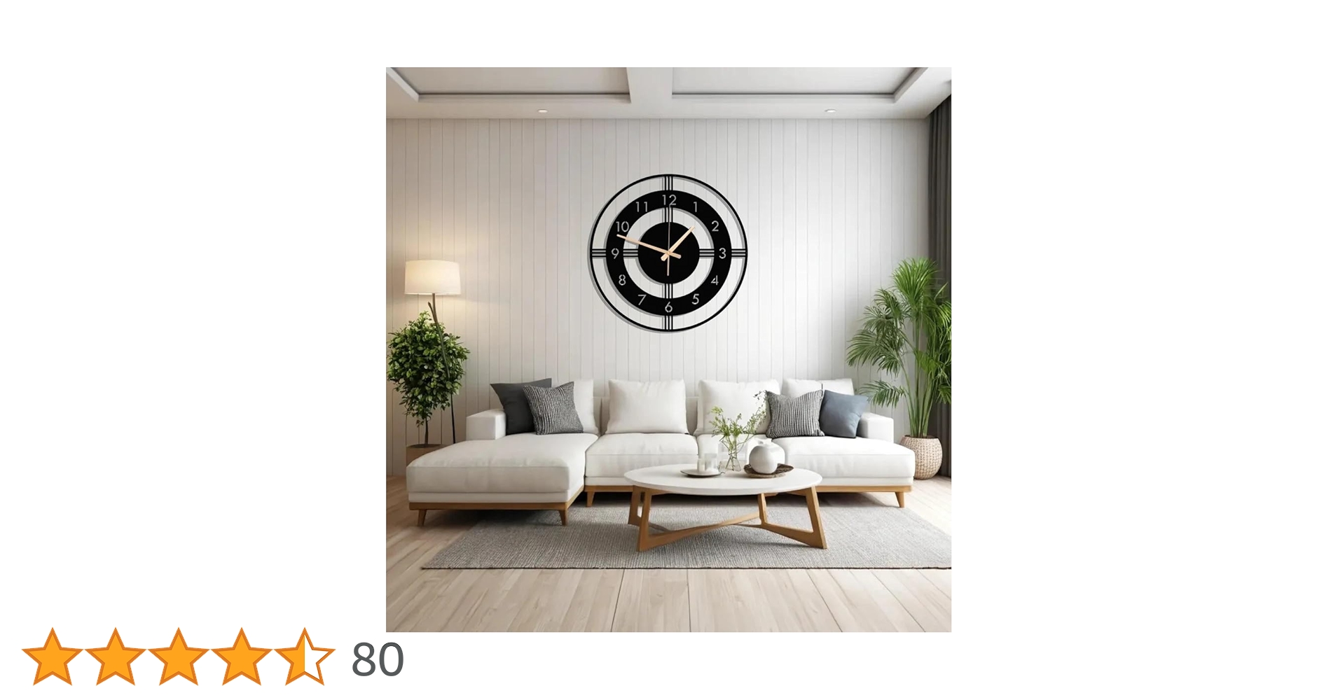 DealsinIND's tweet card. Elevate your home decor with the AVVIC MART Antique Metal Analog Wall Clock. This large, modern wall watch features a striking black finish that adds a touch of sophistication to any room. With its...