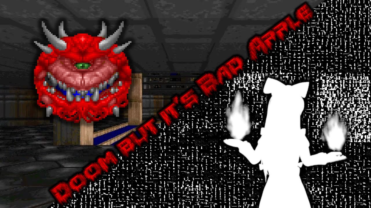 MovieVertigo's tweet card. Doom but it's Bad Apple