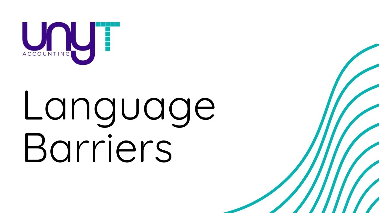 unytco's tweet card. Language Barriers