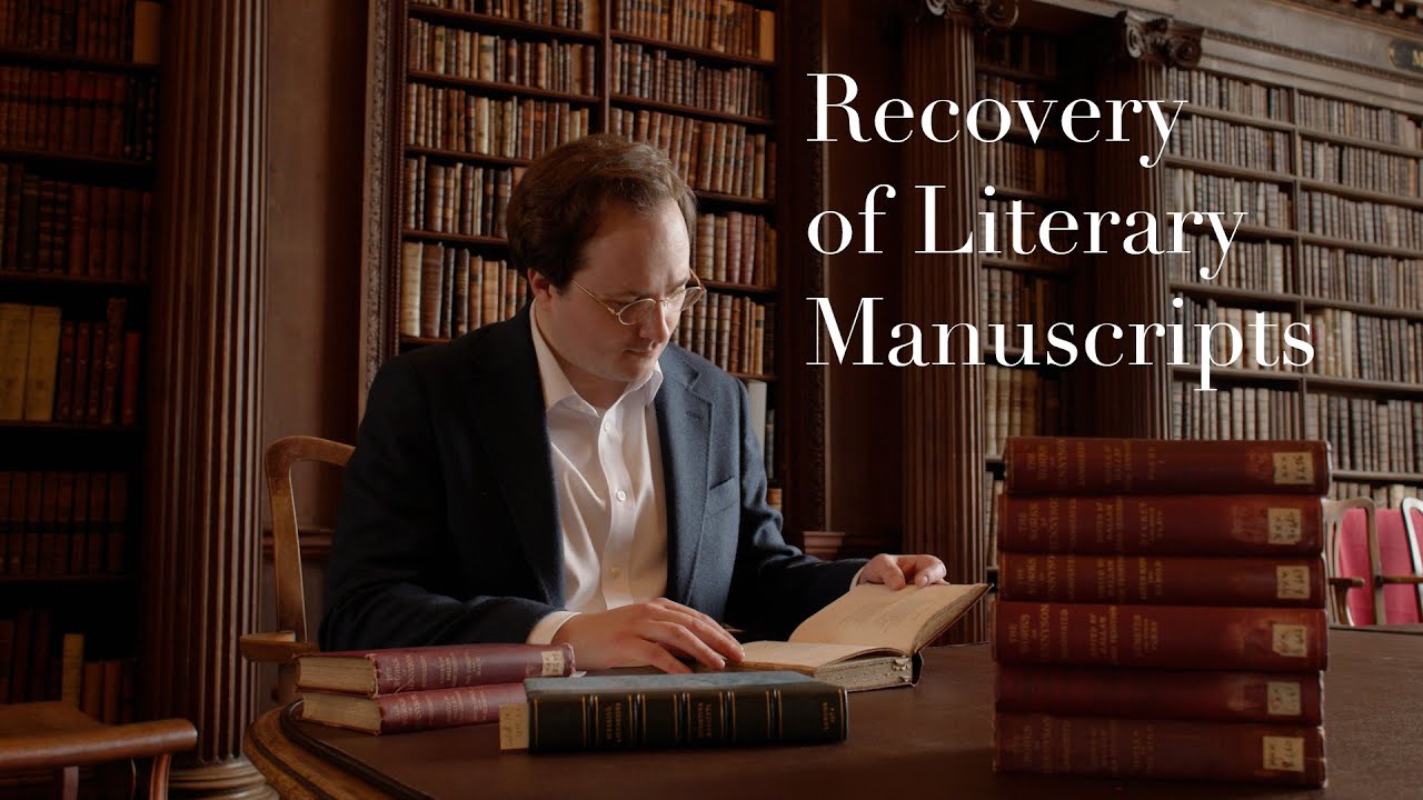 engfac's tweet card. Recovery of Literary Manuscripts