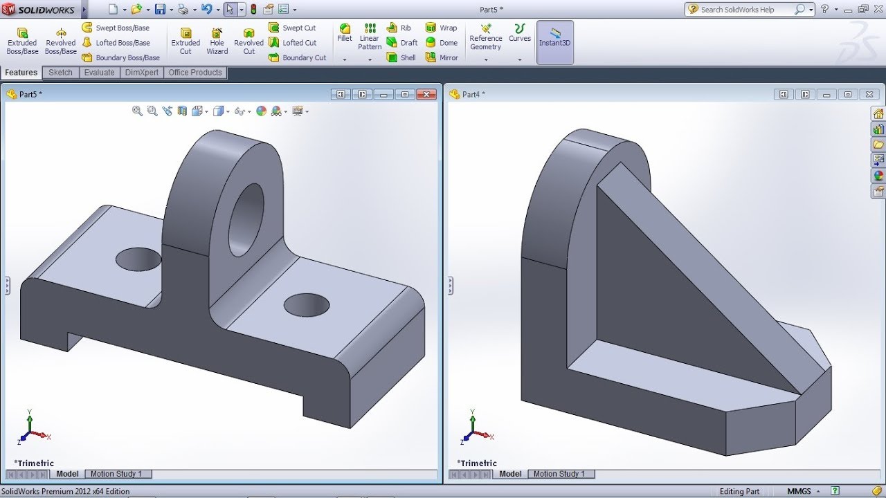 SolidWorks4u's tweet card. SolidWorks Practice Exercises for Beginners - 5 | SolidWorks Part...