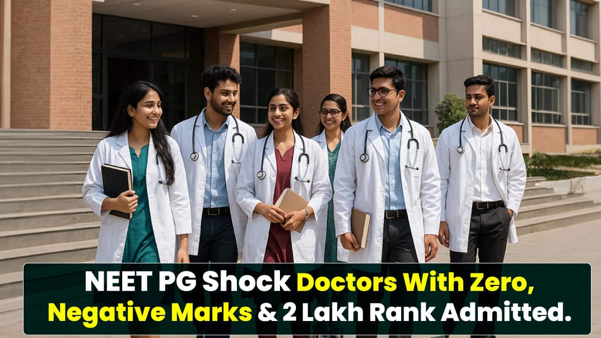 maheshperi's tweet card. Shocking NEET PG revelations: Doctors with zero, negative marks, and ranks as low as 2 lakh secure admissions. Know the controversy and its implications in detail here.