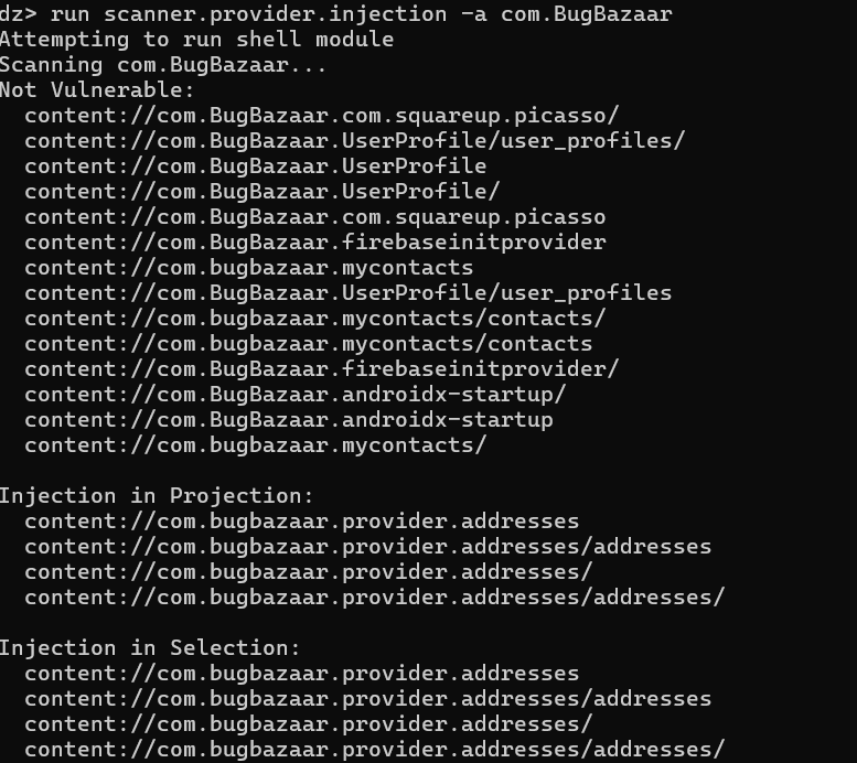 InfoSecComm's tweet card. In this blog, we will see how we can find SQL injection by exploiting a content provider in an Android app using Drozer