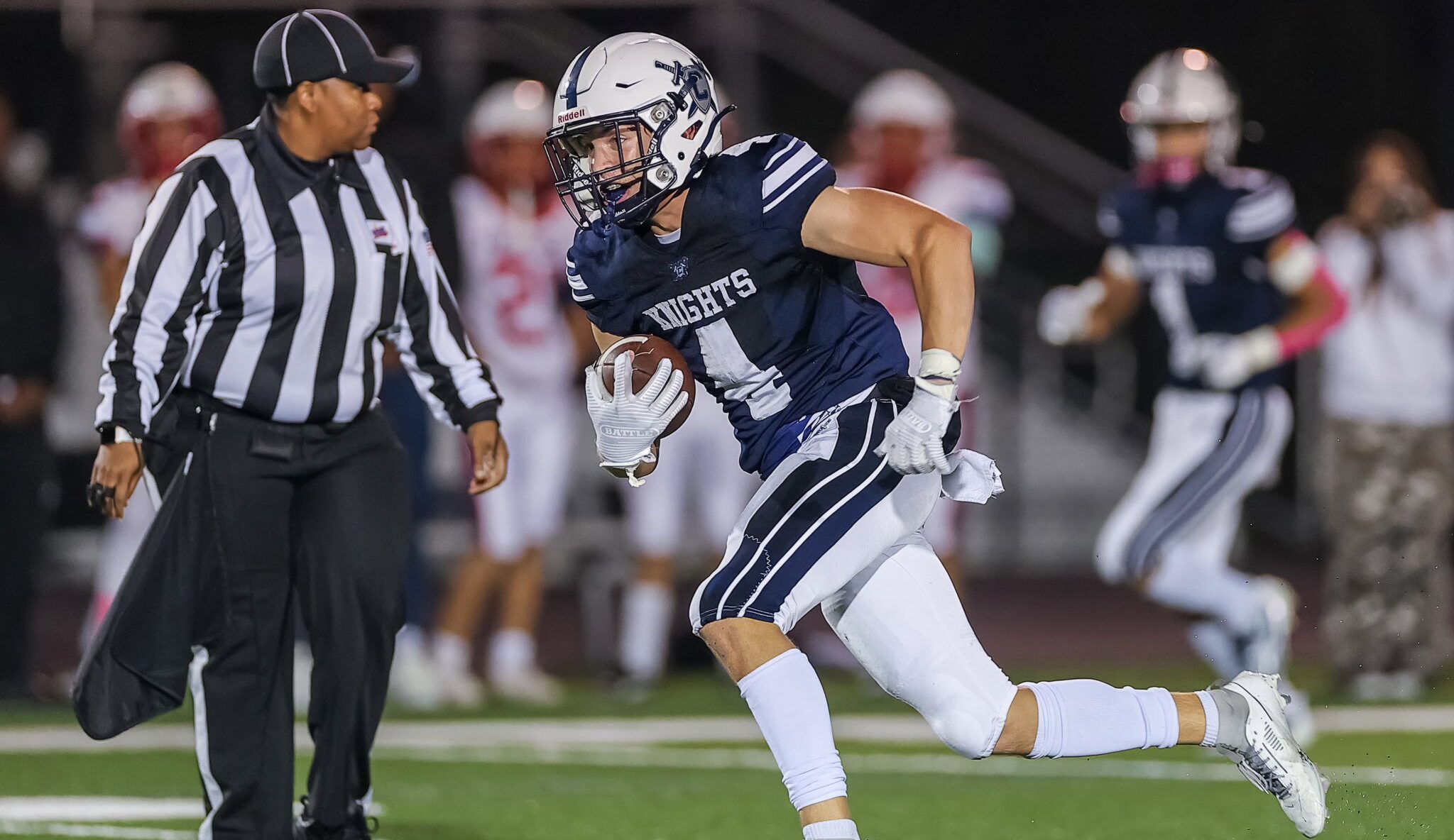 VaPrepsRivals's tweet card. The John Champe Knights have won 29 games over the past three seasons and now move up to Class 5, Region D in 2025.