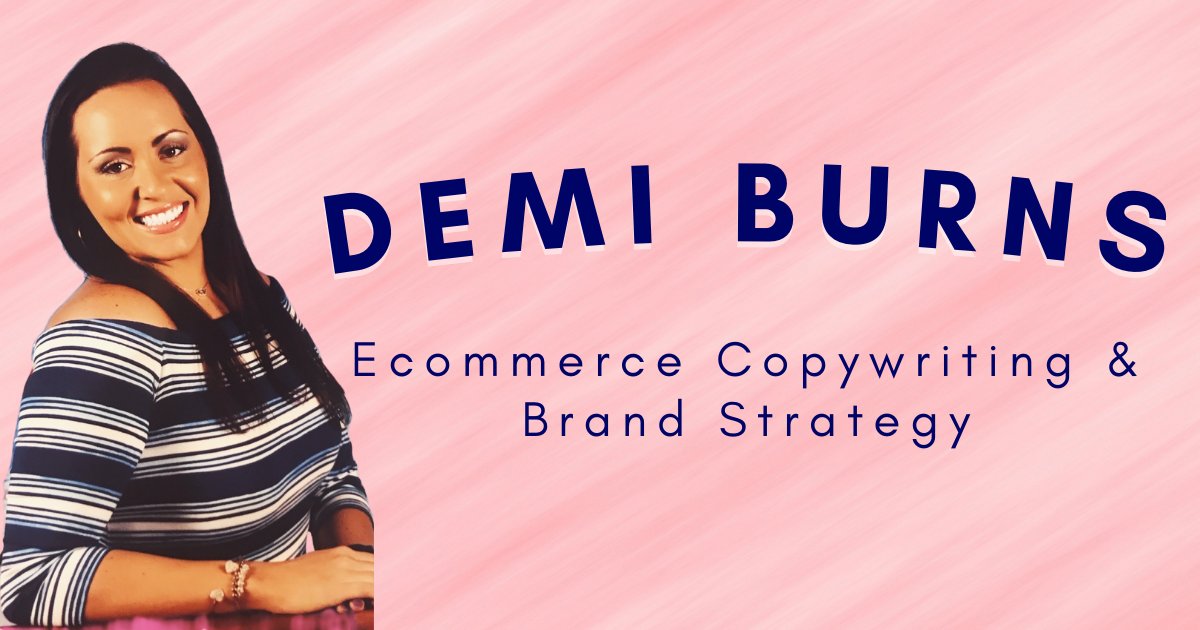 TwoCakesWriting's tweet card. Ecommerce Copywriter, Brand Strategist and Content Creator