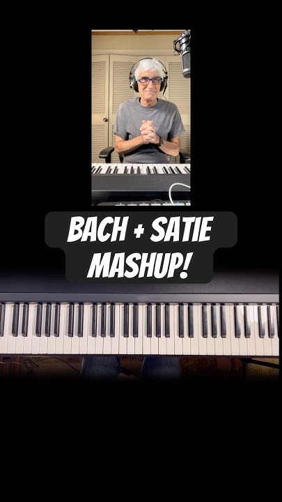 theTechBee's tweet card. Bach + Satie = ? #mashup #piano #bach #satie #lorendigiorgi