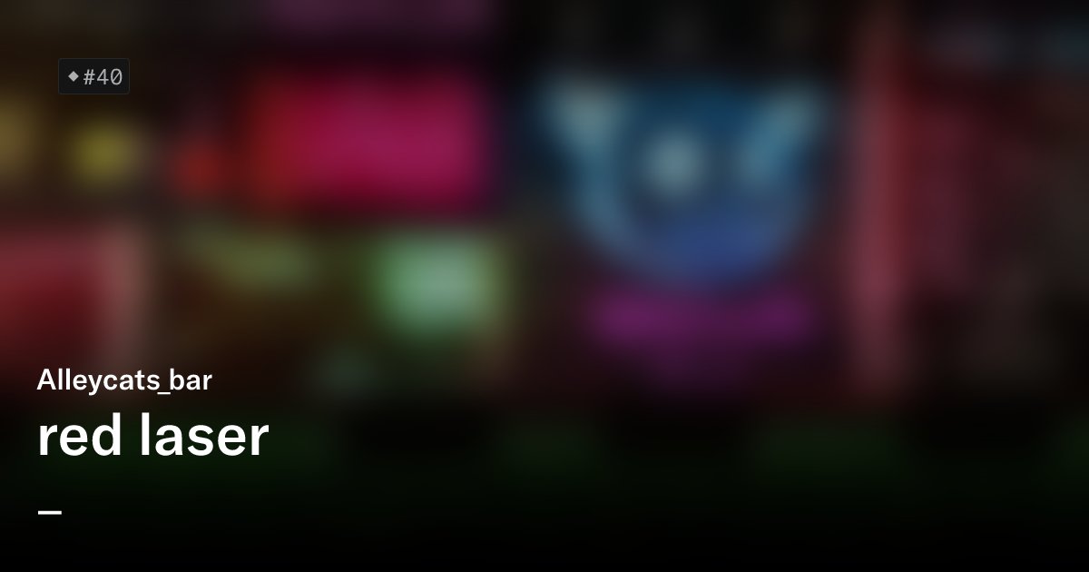 TechHive1's tweet card. Is the cats dead or alive? Looking for a loving family!  someone who serves as an intermediary between the living and the dead Alleycats_bar is a collection of 10,000 unique Alleycats NFTs— unique...