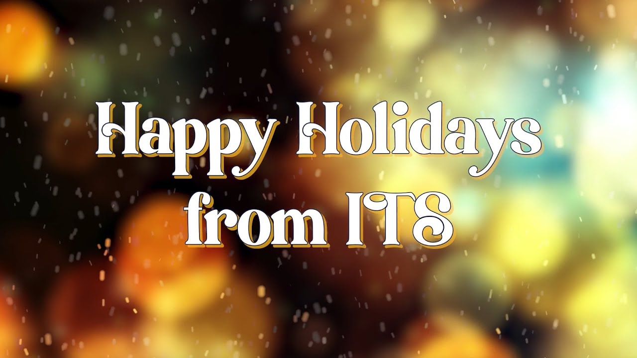 uncgits's tweet card. Happy Holidays from UNC Greensboro ITS!