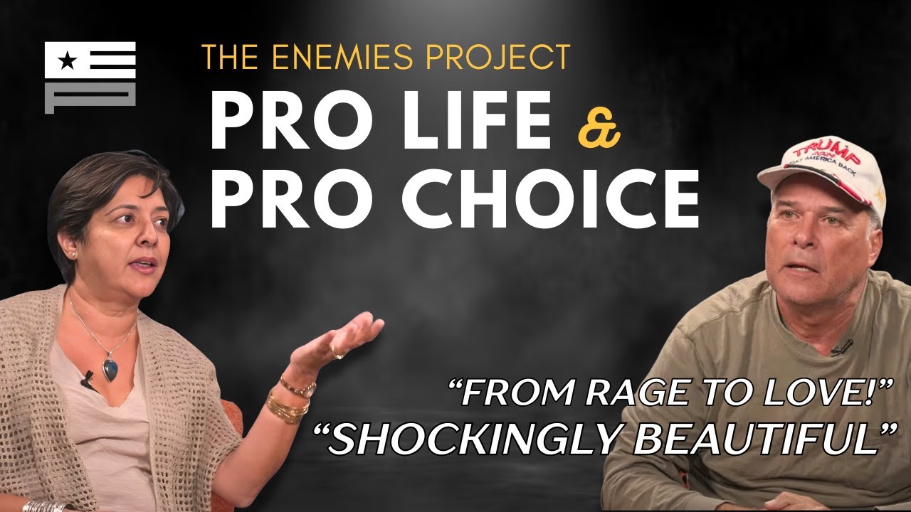 micsbff's tweet card. Pro-Lifer and Pro-Choicer Cry Together