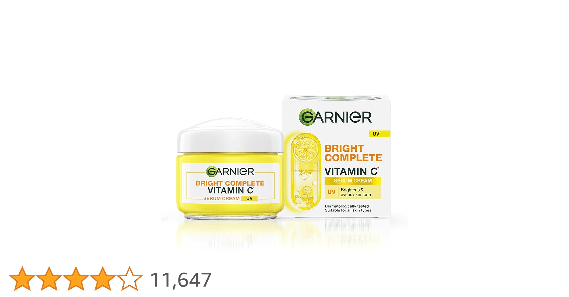 BnrJumbo's tweet card. Strengthened with ultraviolet filters, the Garnier Bright Complete Vitamin C Serum Cream UV protects you from the harmful effects of sun to deliver a bright, spotless skin in just one week*. The...
