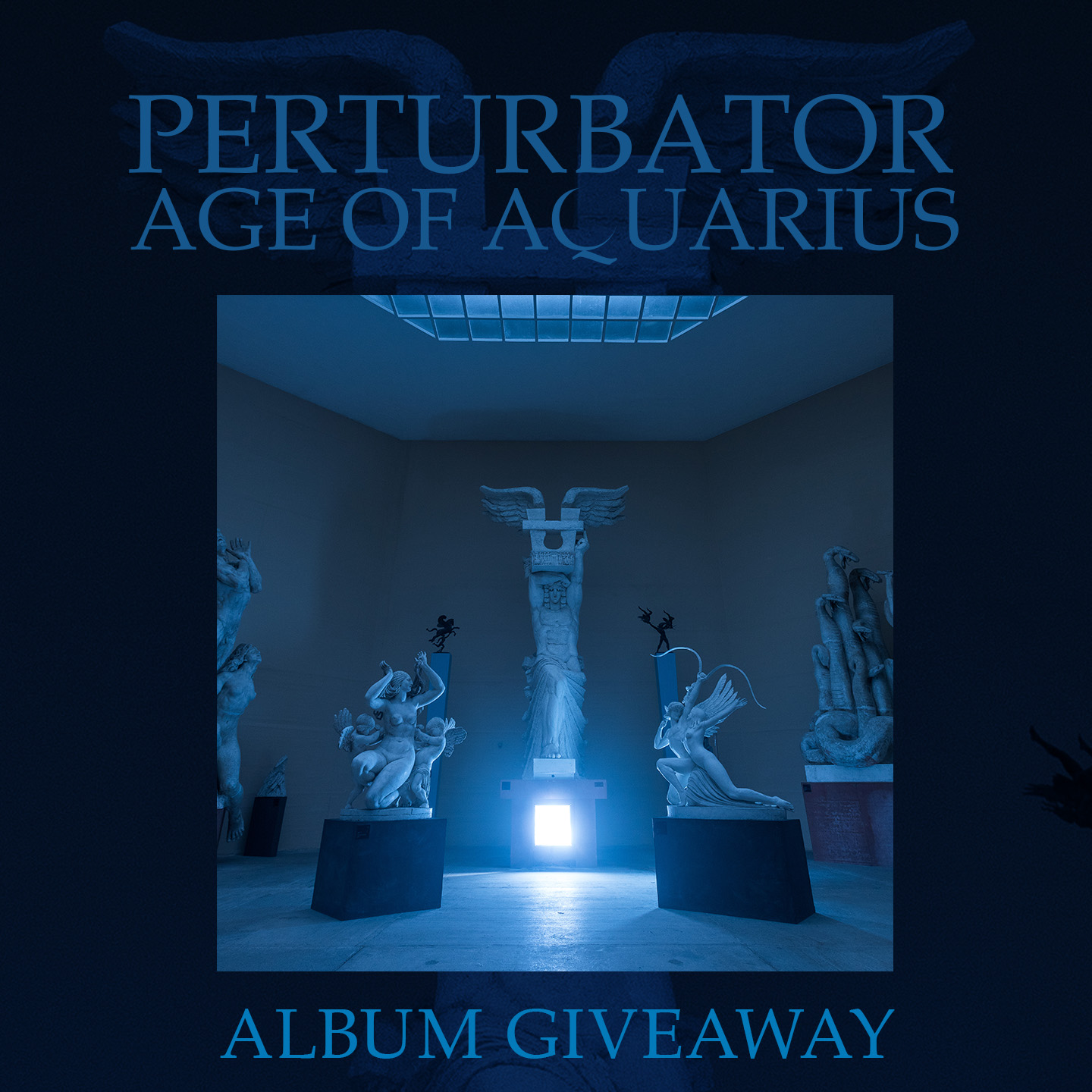Flibouche_dev's tweet card. Celebrating the release of Perturbator's new album, Age of Aquarius, and in anticipation of the upcoming EU & UK tour, we're giving away special prizes! Including album bundles and guest list access...