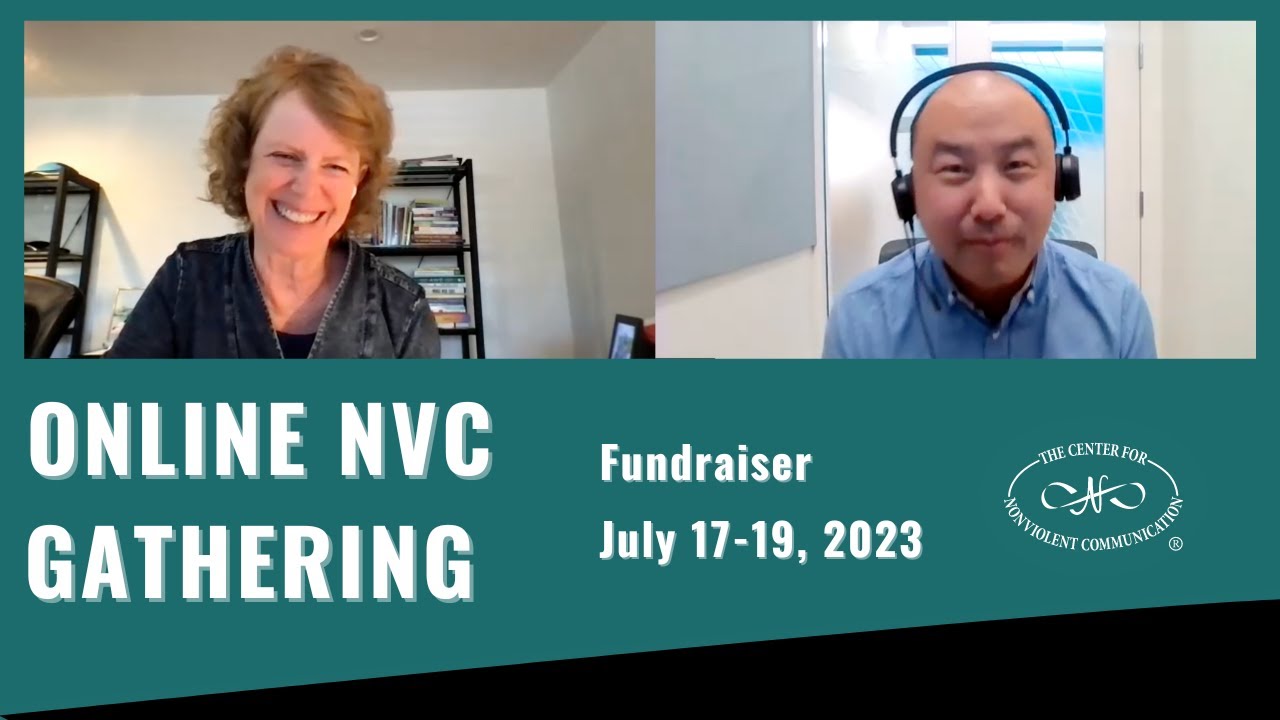 NonviolentFor's tweet card. Online NVC Gathering July 17-19, 2023