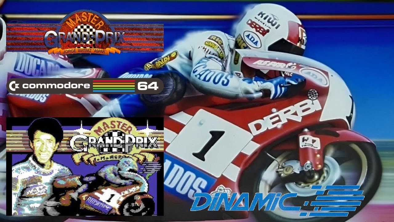 RiskyDinamic's tweet card. Grand Prix Master // Dinamic // Commodore 64 (1989)