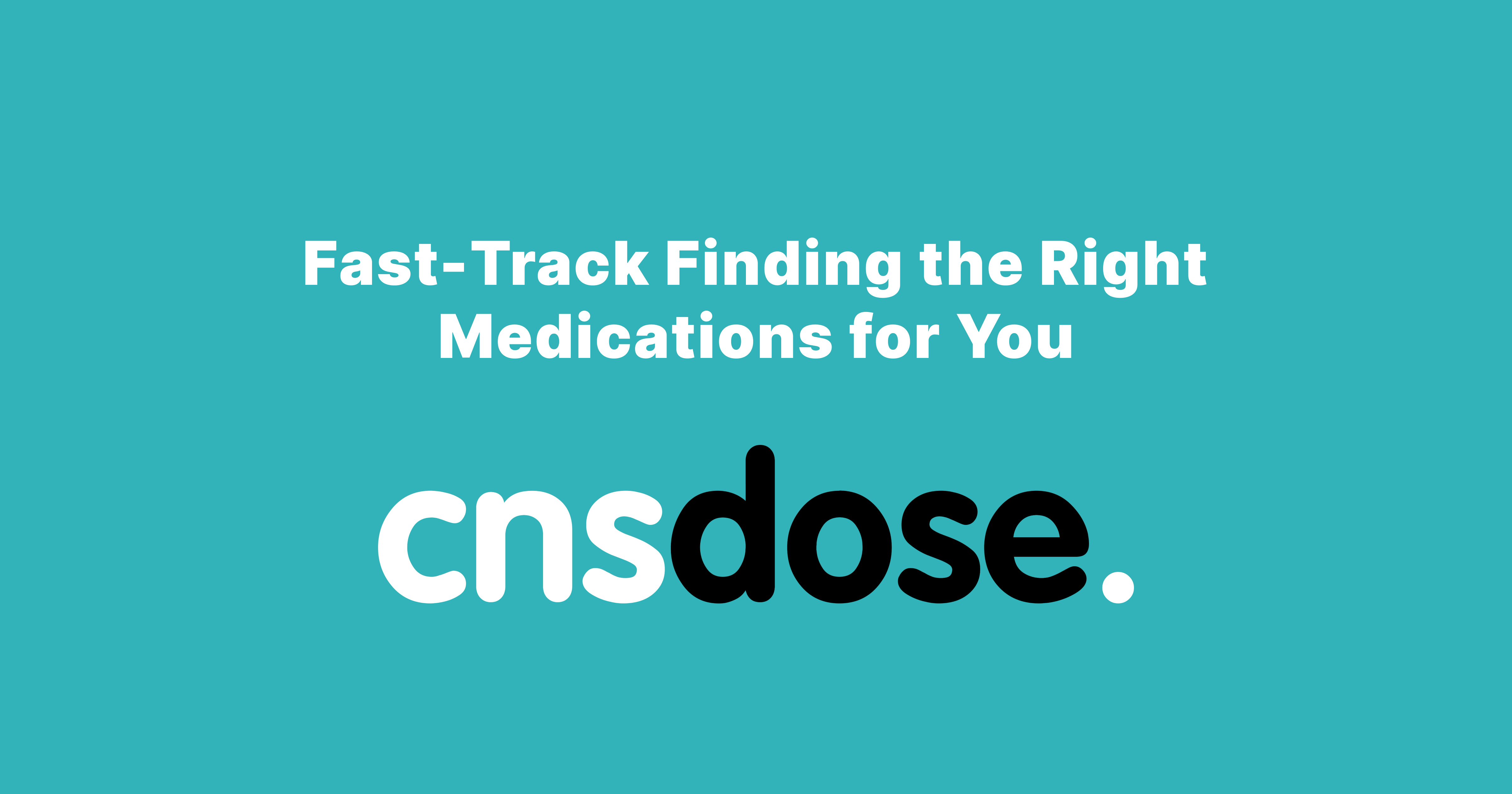 cnsdose's tweet card. Using CNSDose you can now manage issues of trial-and-error prescribing, medication failures and adverse medication reactions with one simple cheek swab.