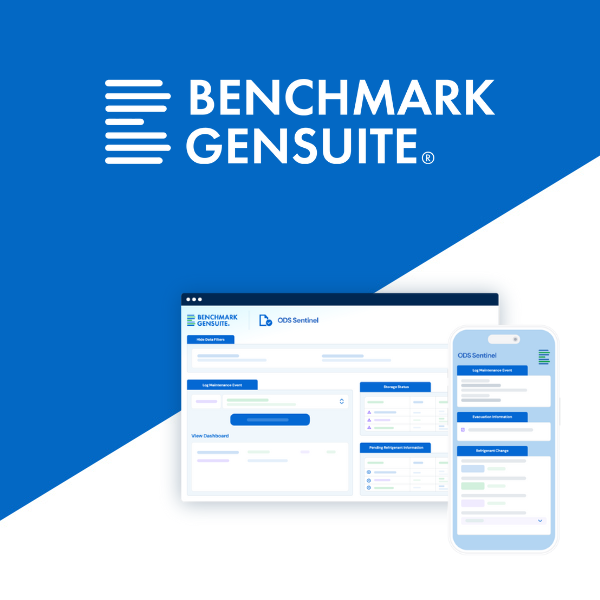 bmrk_gensuite's tweet card. Benchmark Gensuite announced significant updates to its refrigerant leak management solution to support upcoming U.S. EPA regulations.