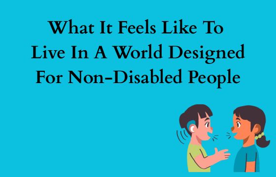 sarahlynn358's tweet card. Disabled people are forced to live in a world designed for non-disabled people, which can be frustrating sometimes because it prevents you from being able to do things that you would be able to do …