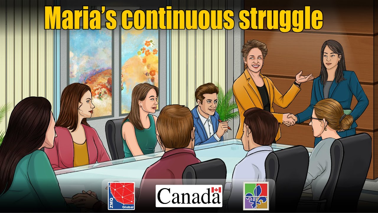 QuebecWindow's tweet card. Maria's continuous struggle - English