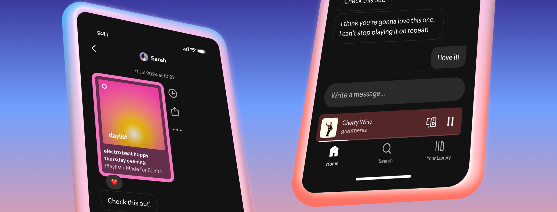 BSTechOfficial's tweet card. Spotify's new Messages feature lets users share music, podcasts, and audiobooks in one-on-one chats, rolling out to free and paid users in select markets