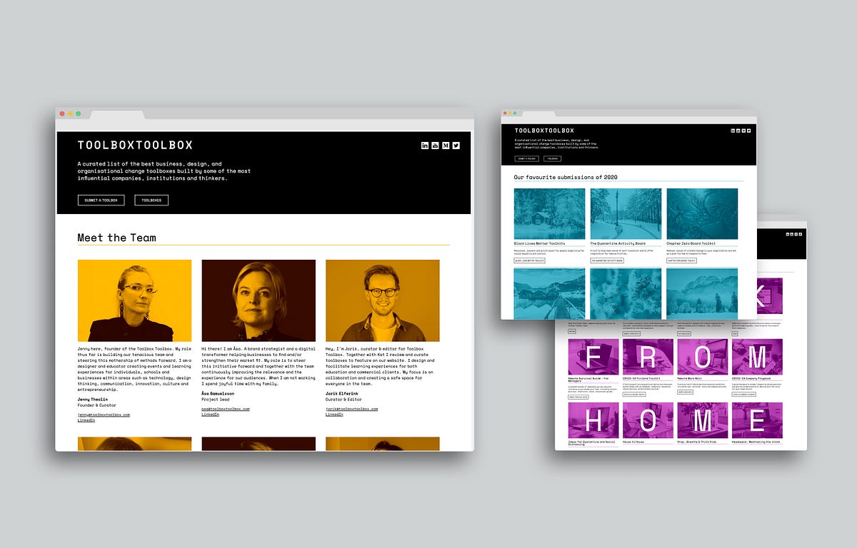 toolbox_toolbox's tweet card. This is an open call for anyone who would like to feature on www.toolboxtoolbox.com as a Guest Curator and/or on our Medium as a Guest…