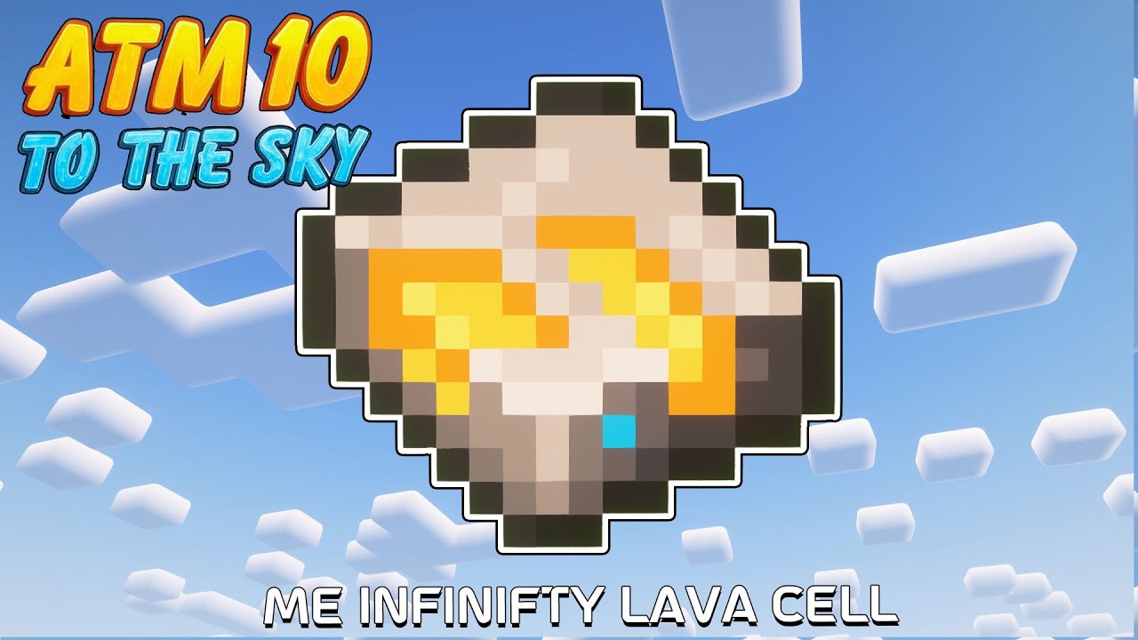 SystemCollapsed's tweet card. ATM 10 To The Sky - ME Infinity Lava Cell - EP10