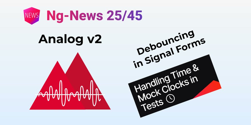 AngularTrends's tweet card. Analog.js 2.0 brings Angular even closer to the Vite ecosystem. And we also get debouncing in Signal Forms and fresh testing guidance from Andrew Scott. Analog.js was created by Brandon Roberts as ...