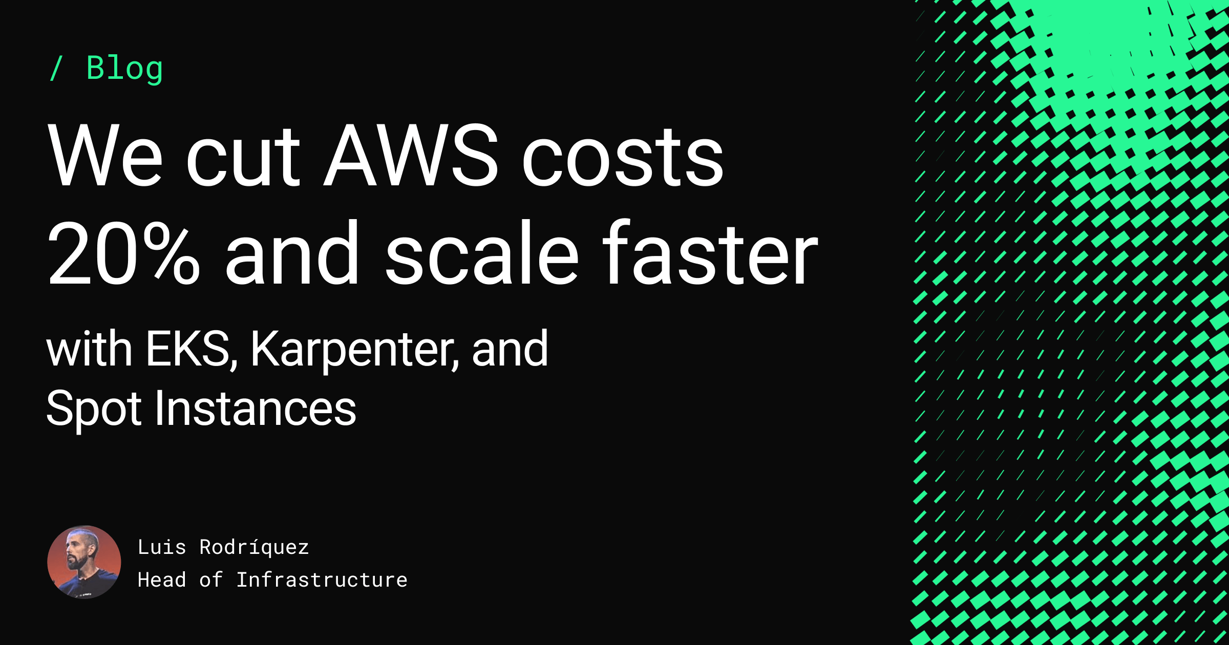 luiseterc's tweet card. Read how Tinybird slashed AWS costs by 20% —and up to 90% on CI— with Karpenter, Spot Instances, and real-time autoscaling. A deep dive into our setup, lessons learned, and tips you can steal.