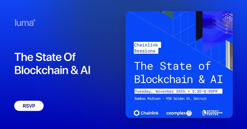 Hollycopter_333's tweet card. Kick off the holiday week with a high-energy meetup where we merge the best of Blockchain's trust with the power of AI. This is where Detroit's On-Chain AI…