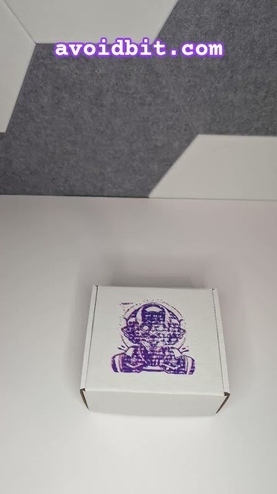 avoidbit's tweet card. The packaging process...