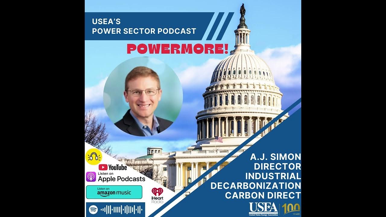NewEnergyNews's tweet card. USEA PSP PowerMORE Episode 193: Carbon Direct Director of Industrial...