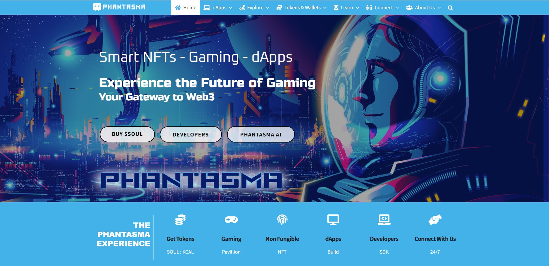 PhantasmaChain's tweet card. Phantasma is a blockchain designed for Gaming, Smart NFTs and dApp integration.