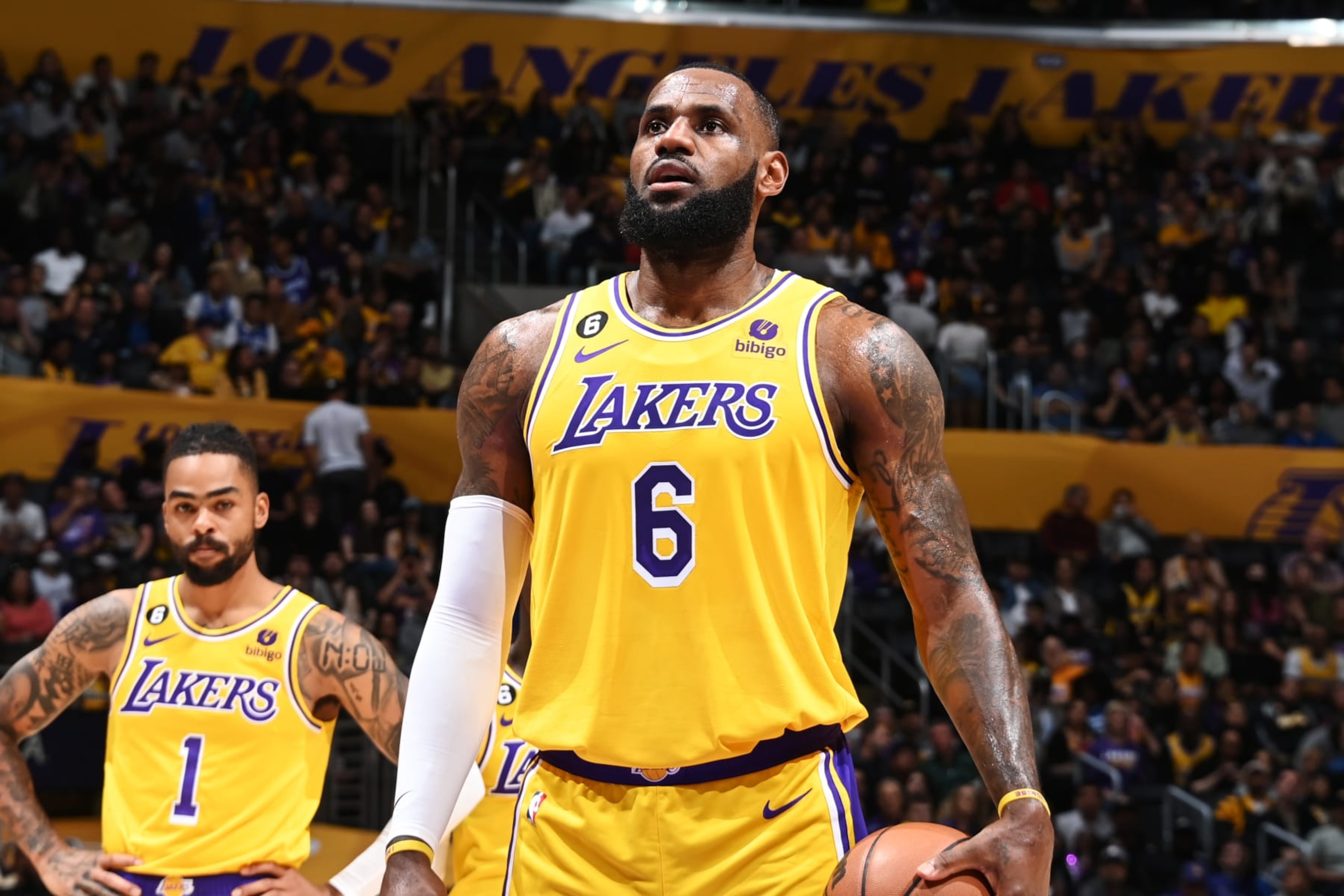 ChrisBHaynes's tweet card. LOS ANGELES — Lakers star LeBron James is uncertain if he'll be with the team when the 2023-24 NBA season starts in the fall, and retirement is under consideration, league sources tell Bleacher...