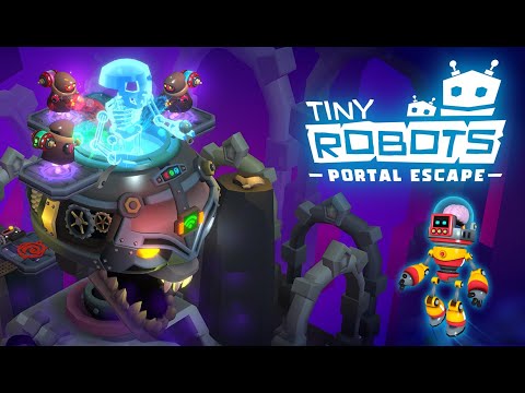 SnapbreakGames's tweet card. Tiny Robots: Portal Escape - Official Trailer
