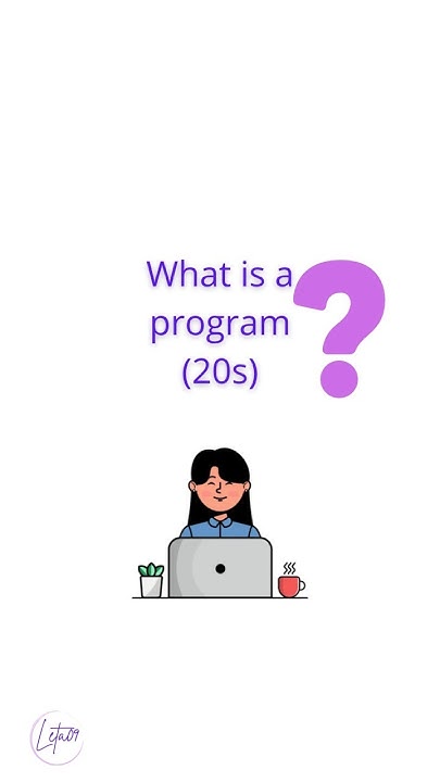 _leta09's tweet card. Programming basics: What is a program ?(20s Short) #developer #coding...