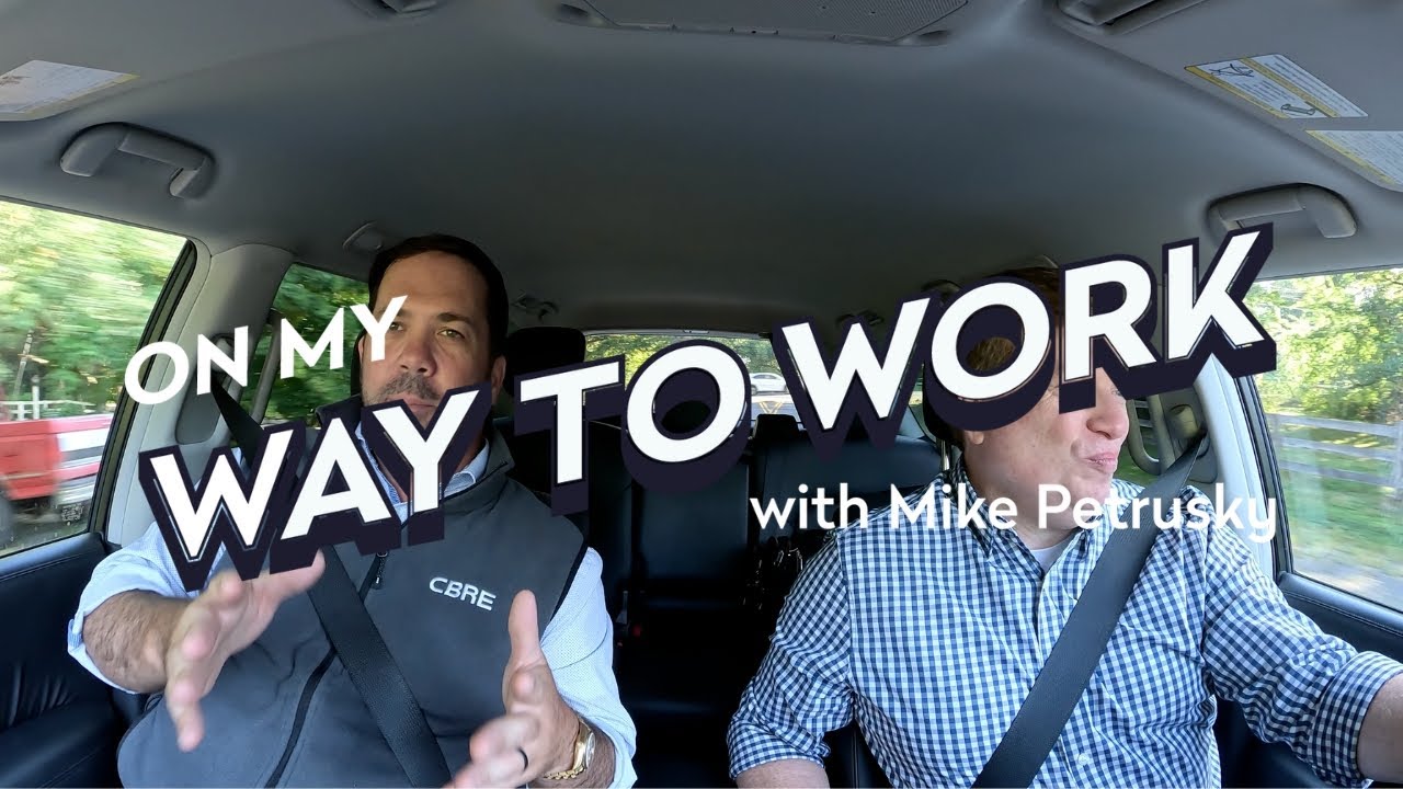 MikePetrusky's tweet card. Way to Work - Earning the Commute with CBRE’s Peter Van Emburgh |...