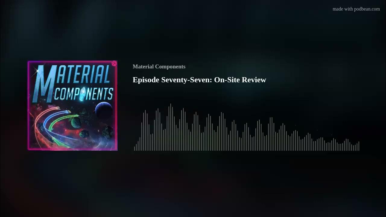 MatComRPG's tweet card. Episode Seventy-Seven: On-Site Review