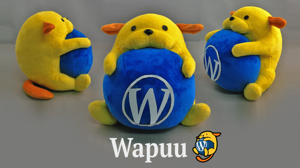 wordpress_News's tweet card. Wapuu, the unofficial WordPress mascot is now available as a collectible 7" plush toy.