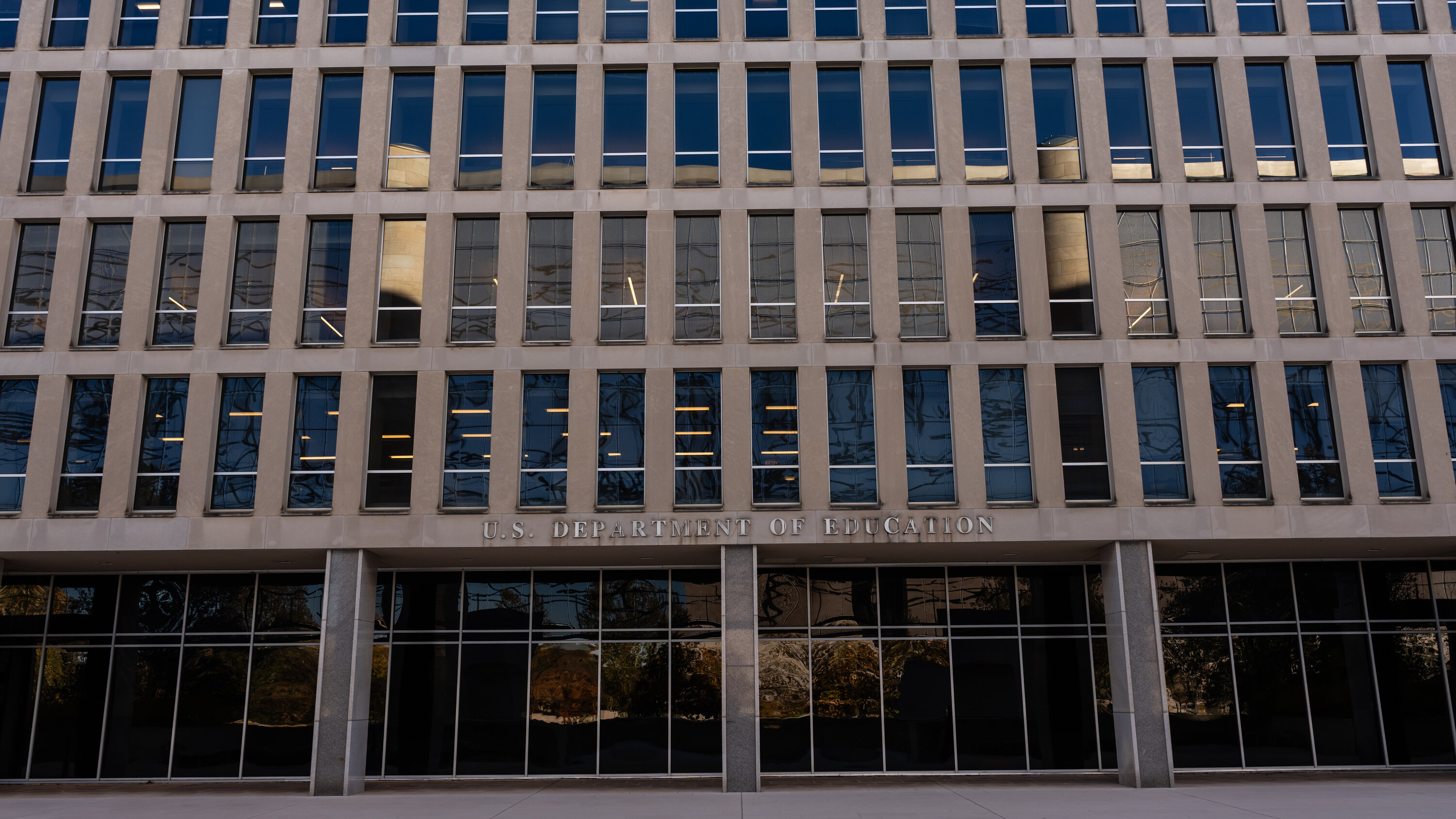 RepMGS's tweet card. Responsibilities for K-12 and college programs, among others, will be moved to other federal agencies.