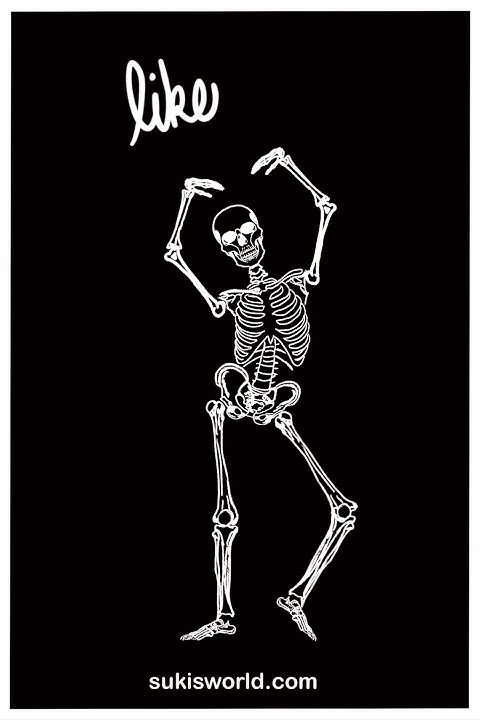 sukisworkshop's tweet card. Dance like there is no tomorrow! #procreateanimation #halloween #fun...