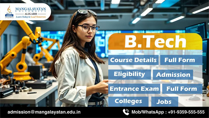 Himansh86320703's tweet card. The popular undergraduate degree known as the Bachelor of Technology (B.Tech) is created to give students the technical know-how and abilities required for a prosperous career in engineering and...
