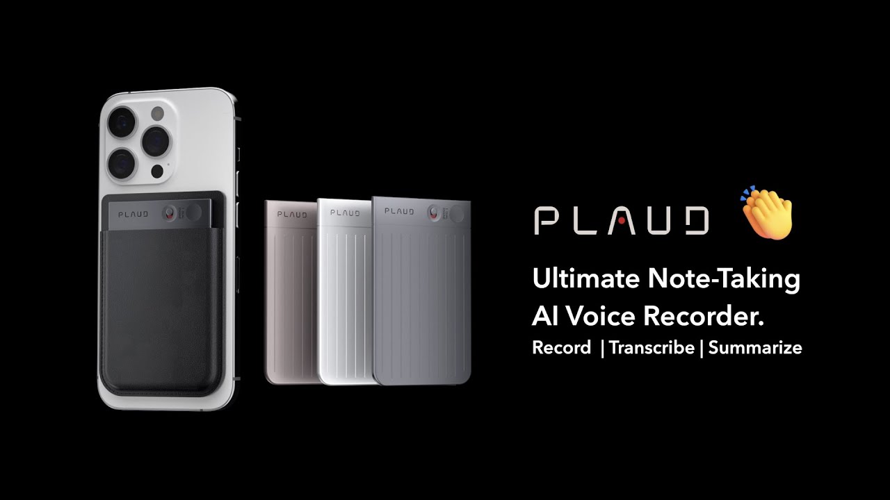 sqlinsix's tweet card. 👏 Introducing PLAUD NOTE: World’s NO.1 AI Voice Recorder