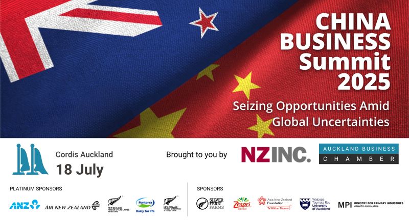 FranOSullivan's tweet card. Excited to be hosting the China Business Summit again in partnership with the Auckland Business Chamber.