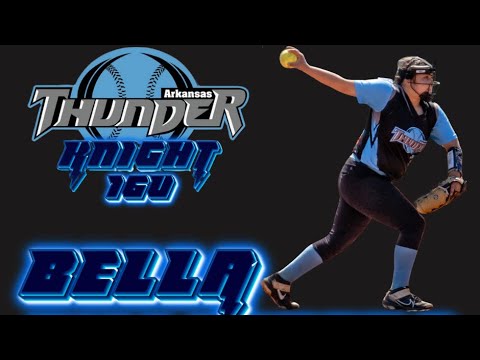 arkthunderfp's tweet card. Bella Villanueva (2028/P) Pitching Highlights
