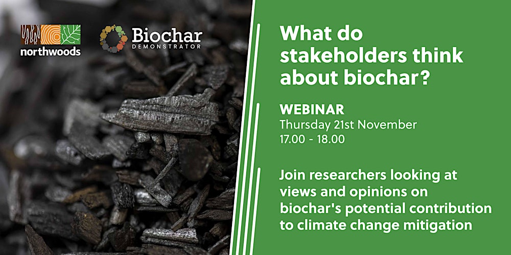 TheBiocharDemo's tweet card. Northwoods webinar with the Biochar Demonstrator