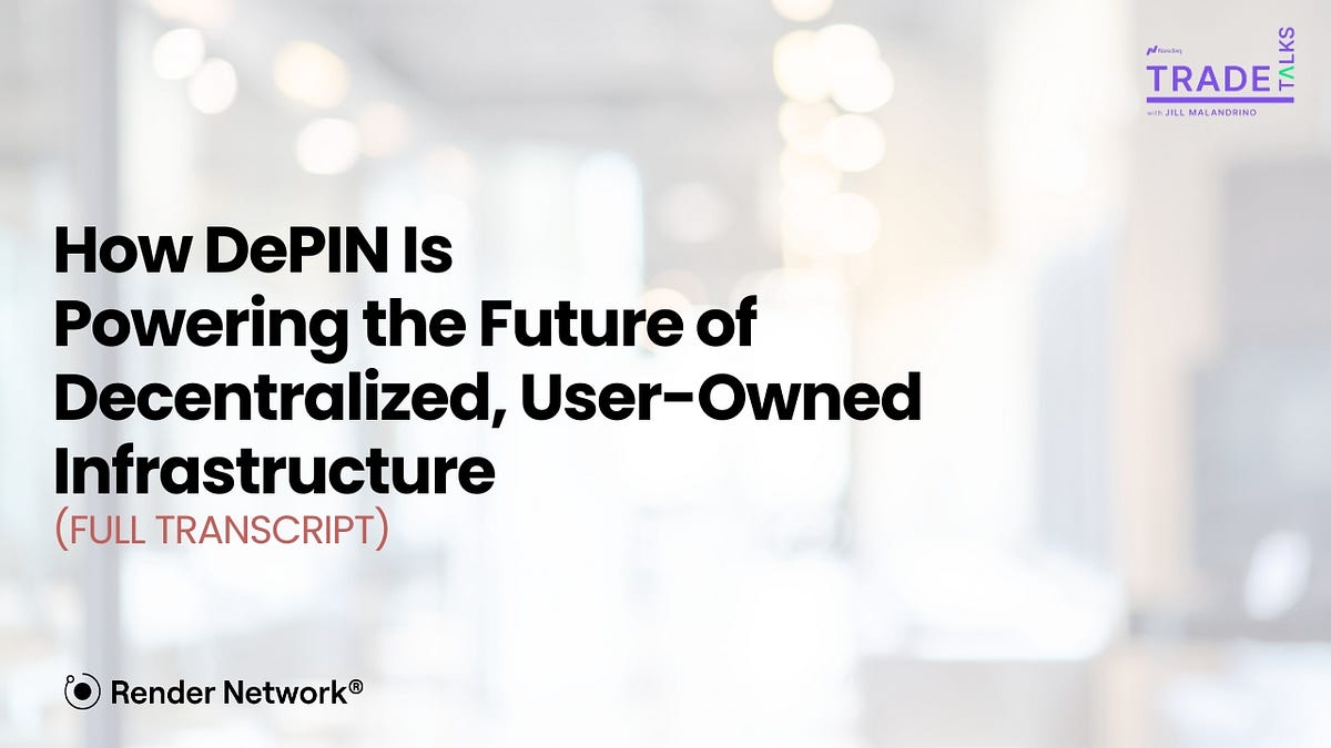 rendernetwork's tweet card. (FULL TRANSCRIPT)