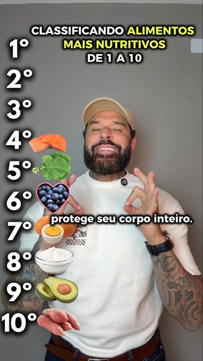 marxbebum's tweet card. Alimentos mais nutritivos 🏆 Confere as dicas do nutri ✅️ #Alimentos...