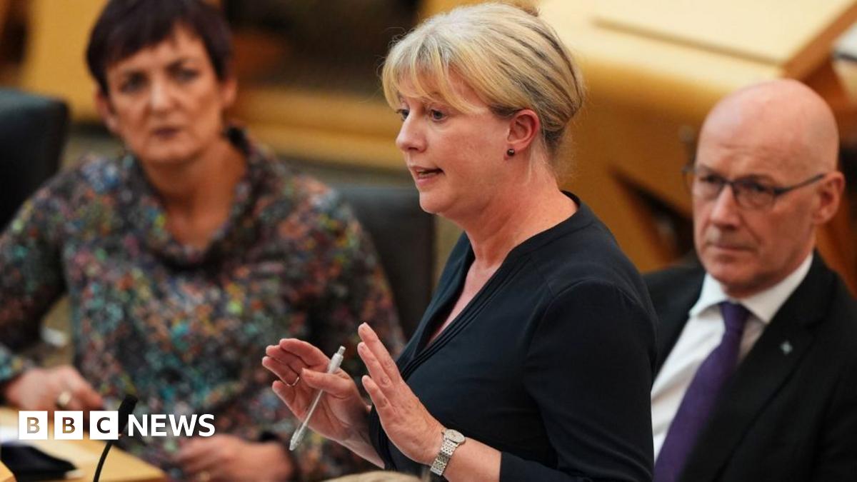 BBCScotlandNews's tweet card. The finance secretary says an increase in income tax south of the border could lead to a £1bn shortfall at Holyrood.