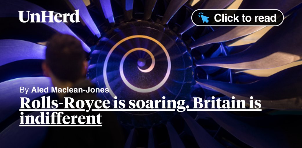 thomasforth's tweet card. Rolls-Royce is an engine of prosperity